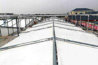 上海青浦白鹤污水处理厂膜加盖